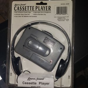 "Walkman" cassette tape player